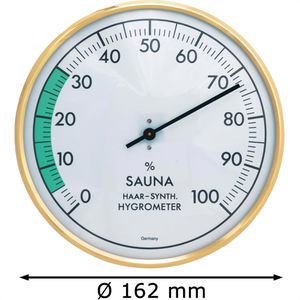 Produktbild für Sauna-Hygrometer TFA 40.1012, Ø 162 mm