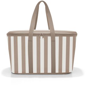 Produktbild für Kühltasche Reisenthel Coolerbag summerstripes coffee, faltbar