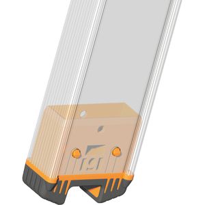 Produktbild für Anlegeleiter Layher Topic 1042, extrabreit, Länge 2,15m