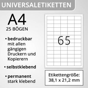 Produktbild für Universaletiketten Herma 10913 Special, weiß