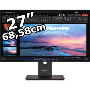 Produktbild für Monitor Lenovo ThinkVision T27QD-40, 27 Zoll