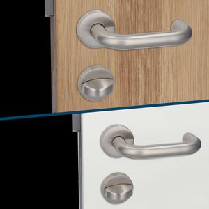 Produktbild für Drückergarnitur Alpertec Fair IV-R WC