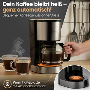 Produktbild für Kaffeemaschine Proficook PC-KA 1330, mit Glaskanne