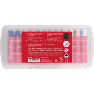 Produktbild für Wachsmalstifte Faber-Castell Jumbo 120034