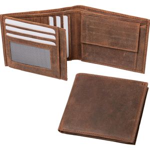 Portemonnaie Alassio 42241, braun, aus Echt Leder