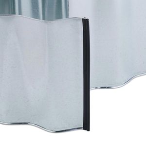 Produktbild für Rasenkante Relaxdays 10044653, silber, flexibel