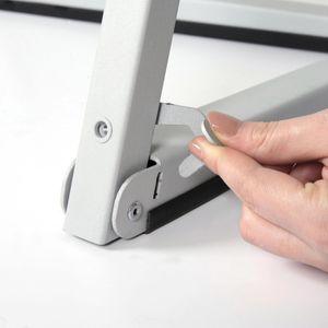 Produktbild für Staffelei Update-Displays Aluminium, grau