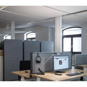 Produktbild für Stellwand Maul MAULcocoon 9701189 Mobil, auf Rollen