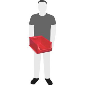 Produktbild für Sichtlagerkasten Allit ProfiPlus Box 456217, Größe 5