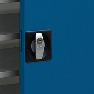 Produktbild für Magazinschrank Mauser MKST4/08, grau / blau