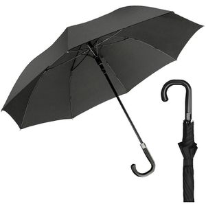 Regenschirm Euroschirm Partnerschirm, schwarz