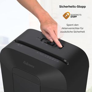 Produktbild für Aktenvernichter Fellowes 4406001 Powershred LX50, schwarz