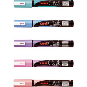 Produktbild für Kreidestifte uni-ball chalk PWE-5M, metallic-lila