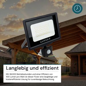 Produktbild für LED-Außenstrahler Luxula LX400123, IP65 wasserdicht