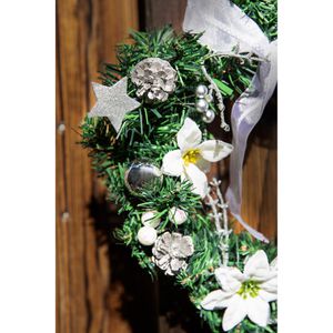 Produktbild für Weihnachtskranz Heitmann-Deco 1008237, Türkranz, Ø 32 cm