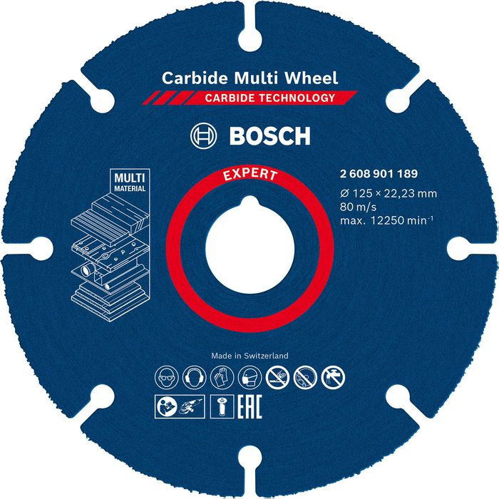 Bosch EXPERT N477 SCM Scheibe – 125 Mm, Sehr Fein – Für Stahl & Edelstahl – Bis Zu 4x Schneller Als R444