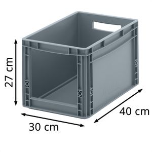 Produktbild für Eurobox AUER SLK 43/27, grau