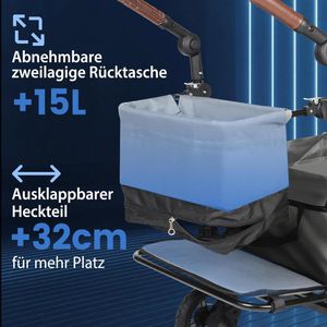 Produktbild für Bollerwagen Sekey FW503, faltbar