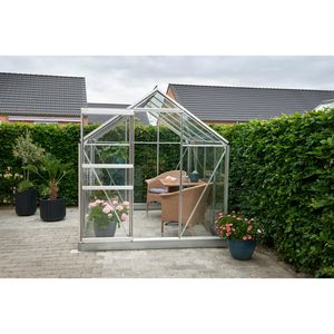 Produktbild für Gewächshaus Halls Popular 86 silber, 5 m² Fläche