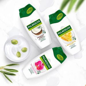 Produktbild für Duschgel Palmolive Naturals Kokos &amp; Milch Cremedusche