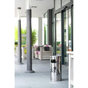 Produktbild für Aschenbecher Wesco 151634-41, silber, für Outdoor
