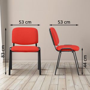 Produktbild für Besucherstuhl CLP Ken, 10535805, stapelbar