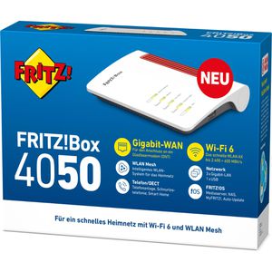 Produktbild für WLAN-Router AVM FRITZ!Box 4050, 20003052, für Modem