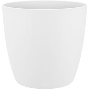 Produktbild für Übertopf elho Brussels Rund, weiß, Ø 14 x 13 cm