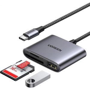 Produktbild für Kartenleser UGREEN 80798, 3 in 1, USB-C 3.0