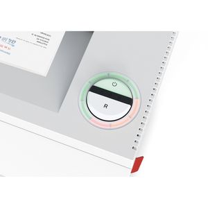 Produktbild für Aktenvernichter Ideal 4001 CC, 40019111, weiß, mit Rollen