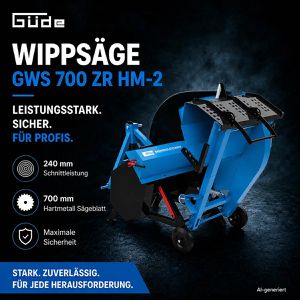 Produktbild für Wippsäge Güde GWS 700 ZR HM-2, Zapfwellenantrieb