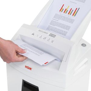 Produktbild für Aktenvernichter HSM SECURIO AF100, 2063111, weiß