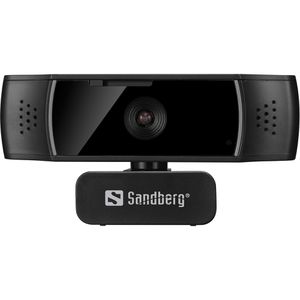 Produktbild für Webcam Sandberg Autofocus DualMic, 134-38, schwarz