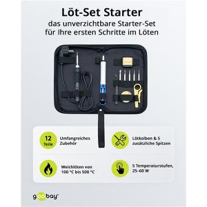 Produktbild für Lötkolben Goobay 77995, Starter Set