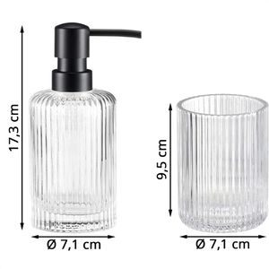 Produktbild für Badaccessoires-Set Navaris 60589.01, 4-teilig