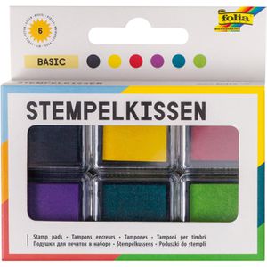 Produktbild für Stempelkissen Folia Basic, für Kreativprojekte, bunt