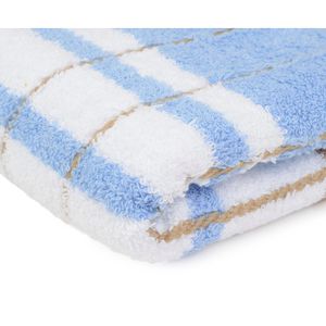 Produktbild für Handtuch Gözze Strandtuch Berlin Streifen, beige-blau,70x140cm