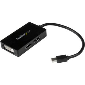 Produktbild für Displayport-Adapter StarTech 3-in-1 MDP2DPDVHD, DP 1.2, 60 Hz