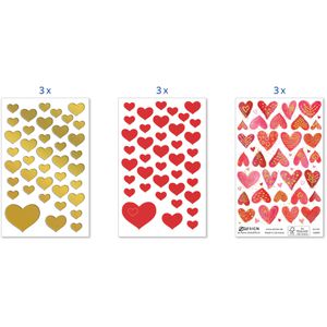 Produktbild für Sticker Zweckform Z-Design 51059, Herzen-Set