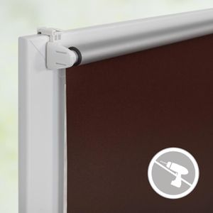 Produktbild für Rollo Lichtblick Klemmfix, verdunkelnd, braun