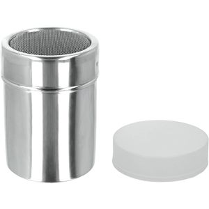 Zuckerstreuer Metaltex Inox, mit Netz und Deckel