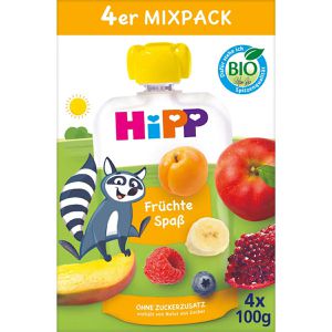 Produktbild für Fruchtpüree HiPP Früchtespaß Mixpack,100% Frucht, BIO