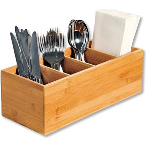 Besteckhalter Kesper 70850, Bambus