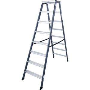 Stehleiter Krause Monto Sepro D, 125859, beidseitig begehbar