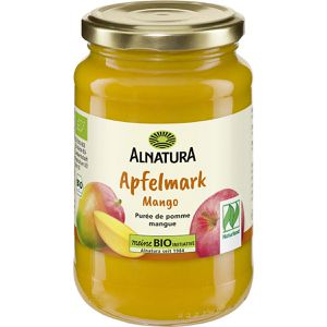 Fruchtpüree Alnatura Apfelmark Mango im Glas,100% Frucht, BIO