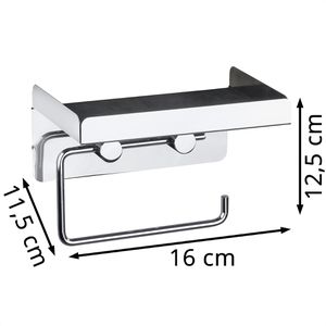 Produktbild für Toilettenpapierhalter Wenko 2 in 1