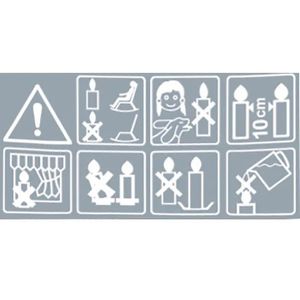 Produktbild für Kerzen Gala Typ 6/50/100, Stumpenkerzen