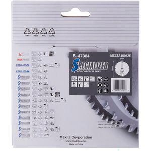 Produktbild für Kreissägeblatt Makita B-47064, Specialized