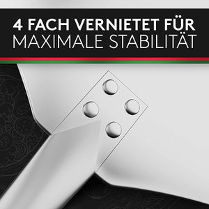 Produktbild für Pizzastein Pizza-Divertimento Set, bis 900°C, aus Cordierit