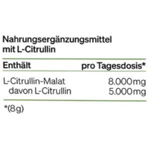 Produktbild für Citrullin natural-elements Aminosäure Getränkepulver